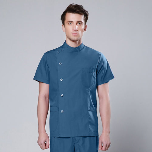 2019 Summer high quality washable and durable short sleeve medical clothes for women and men medical scrub suits surgical suit