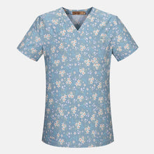 Load image into Gallery viewer, sanxiaxin Fashion Women Short Sleeve sugery tops medical Clothes Nurse Doctor costume breathable Cotton Surgical Uniform unisex