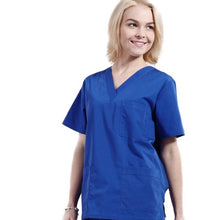Load image into Gallery viewer, Unisex Doctor&amp;nurse scrub uniform Surgical medical uniforms/gown/clothes/Sets uniformes medico para mujer Short Sleeve top&amp;pants