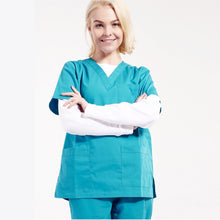 Load image into Gallery viewer, Unisex Doctor&amp;nurse scrub uniform Surgical medical uniforms/gown/clothes/Sets uniformes medico para mujer Short Sleeve top&amp;pants
