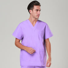 Load image into Gallery viewer, Unisex Doctor&amp;nurse scrub uniform Surgical medical uniforms/gown/clothes/Sets uniformes medico para mujer Short Sleeve top&amp;pants