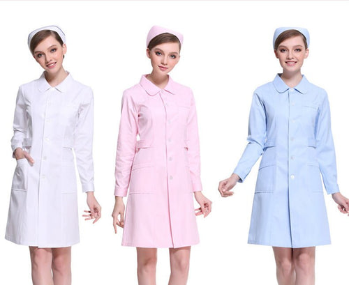 Medical uniforms hospital medical scrub clothes Long sleeves for women doctors under lab coat medical BLOUSE white coat