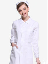 Load image into Gallery viewer, Medical uniforms hospital medical scrub clothes Long sleeves for women doctors under lab coat medical BLOUSE white coat