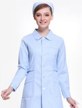 Load image into Gallery viewer, Medical uniforms hospital medical scrub clothes Long sleeves for women doctors under lab coat medical BLOUSE white coat