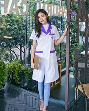 Load image into Gallery viewer, 2019 Uniformes Clinicos Mujer Coat Semi-permanent Beauty Salon Embroiderer&#39;s Work Clothes Doctor&#39;s For Drugstore Female Nurse&#39;s