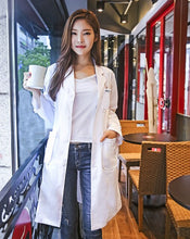 Load image into Gallery viewer, 2019 Uniformes Clinicos Mujer Coat Semi-permanent Beauty Salon Embroiderer&#39;s Work Clothes Doctor&#39;s For Drugstore Female Nurse&#39;s