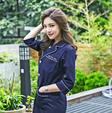 Load image into Gallery viewer, 2019 Uniformes Clinicos Mujer Coat Semi-permanent Beauty Salon Embroiderer&#39;s Work Clothes Doctor&#39;s For Drugstore Female Nurse&#39;s