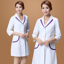 Load image into Gallery viewer, medical uniforms Hospital Lab Coat Korea Style Women Hospital Medical Scrub Clothes Uniform Breathable women work wear blouses