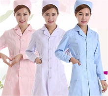 Load image into Gallery viewer, Medical uniforms hospital medical scrub clothes Long sleeves for men/women doctors under lab coat medical BLOUSE white coat