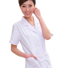 Load image into Gallery viewer, Medical uniforms hospital medical scrub clothes short sleeves for men/women doctors under lab coat medical BLOUSE white coat