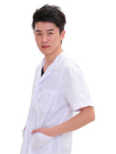 Load image into Gallery viewer, Medical uniforms hospital medical scrub clothes short sleeves for men/women doctors under lab coat medical BLOUSE white coat
