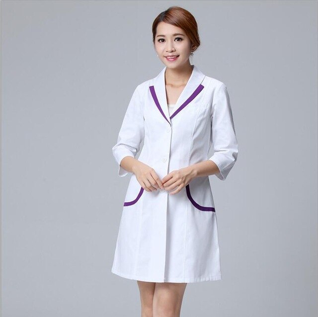 Medical uniforms Hospital Lab Coat Korea Style Women Hospital Medical Scrub Clothes Uniform Breathable women work wear blouses