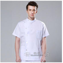 Load image into Gallery viewer, 2019 Summer women hospital medical scrub clothes set fashionable design slim fit dental scrubs beauty salon men nurse uniform